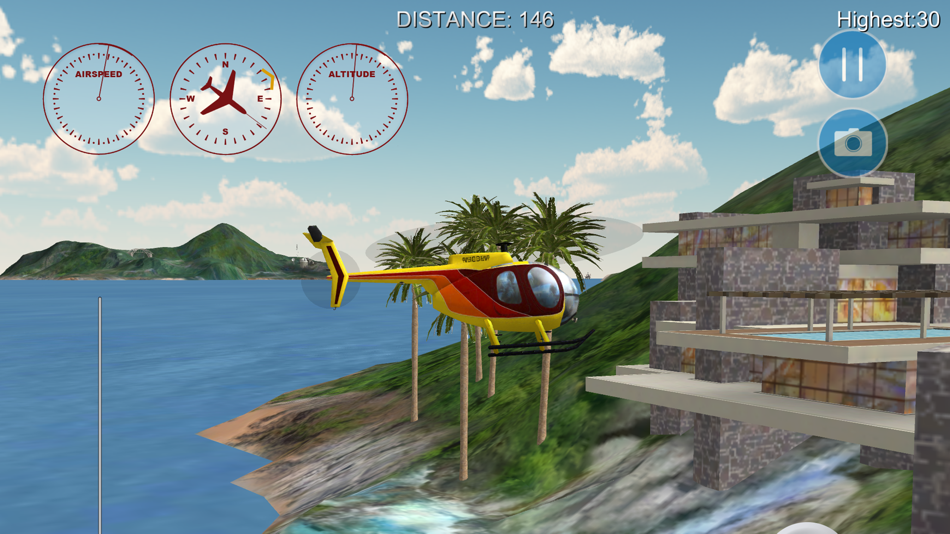 #2. Helicopter Flight Simulator (iOS) 由: Quantum Design Group