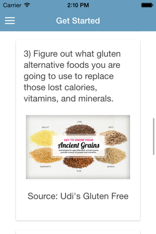 Gluten Free Diet Guide & List screenshot 4