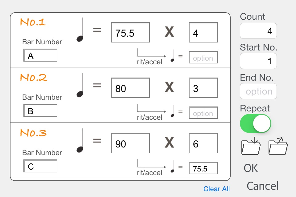 Stockhausen Metronome screenshot 2