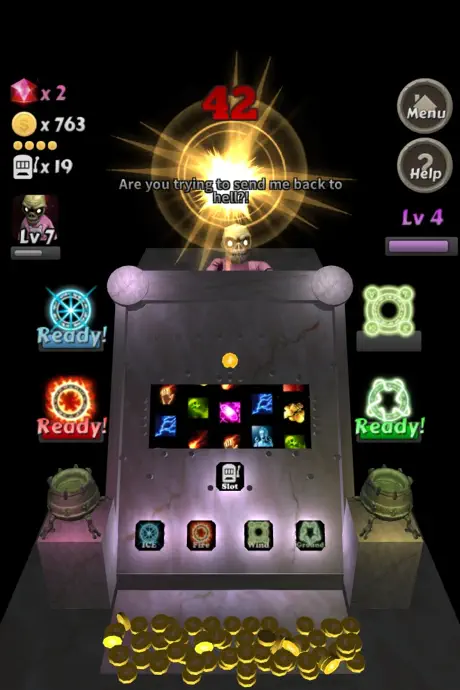 Grave Coin : Coin Pusher, Slots and Defeat Soul