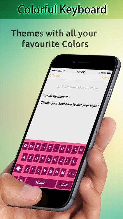 Colorful Keyboard - custom keyboards