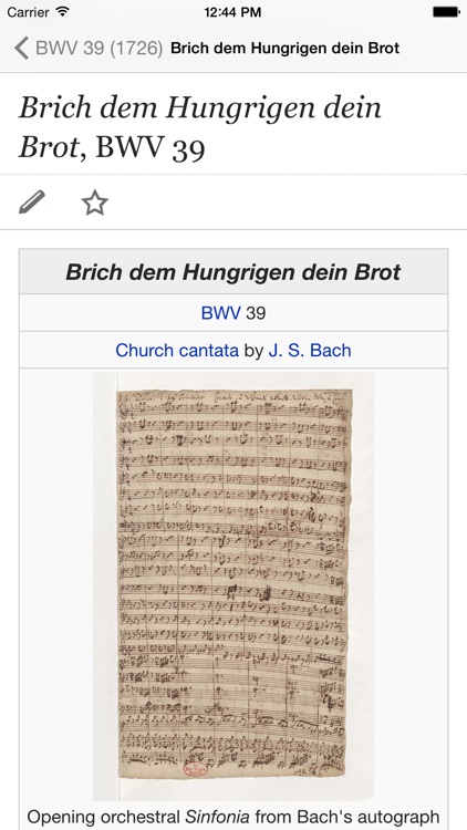 Bach Cantatas
