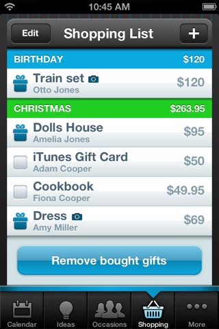 Gift Plan screenshot 4