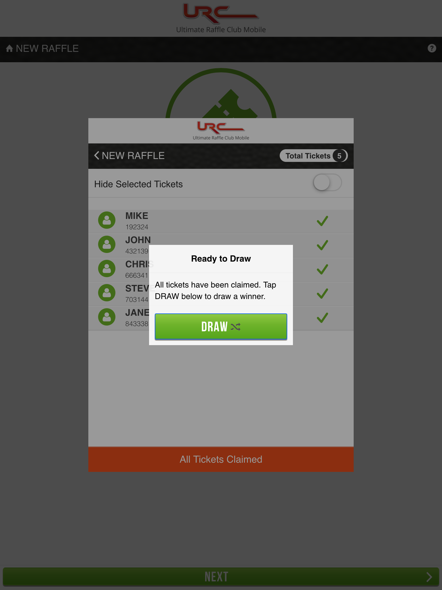 URC Raffle Mobile screenshot 8