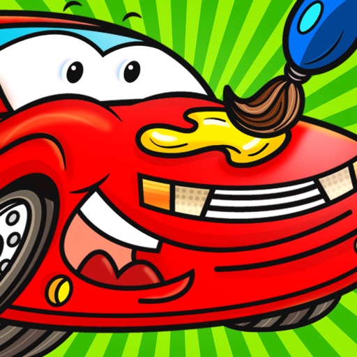 Color Mix HD(Cars): Learn Paint Colors by Mixing Car Paints & Drawing Vehicles for Preschool Children icon