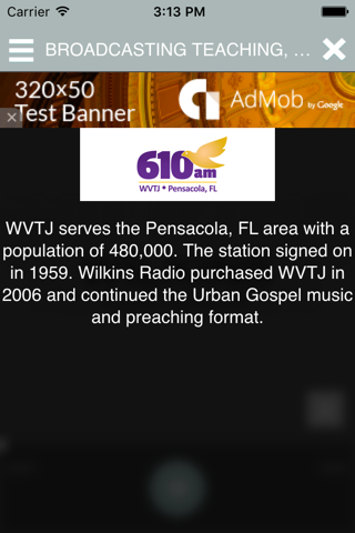 WVTJ AM 610 screenshot 2