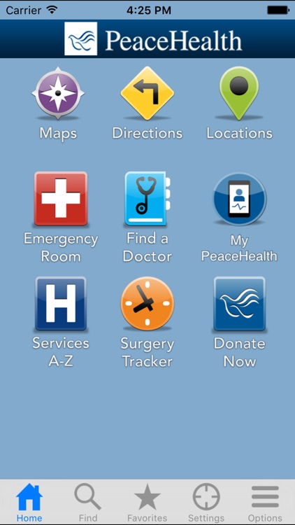 PeaceHealth MediLocator