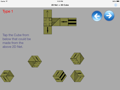 11 Plus 2D Net to 3D Cube screenshot 4