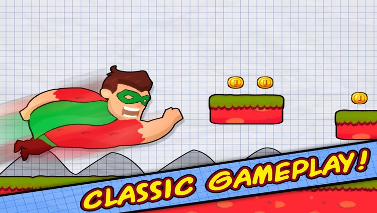 Doodle Hero Jumper In Scribble Land