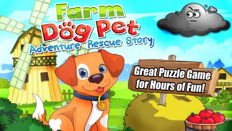 A Farm Dog Pet Adventure Rescue Story 'Please Help Me Escape the Storm' Game
