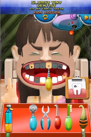 Aaah! Clumsy Tiny Dentist Fix My Crazy Teeth! - PRO Kids Edition screenshot 3