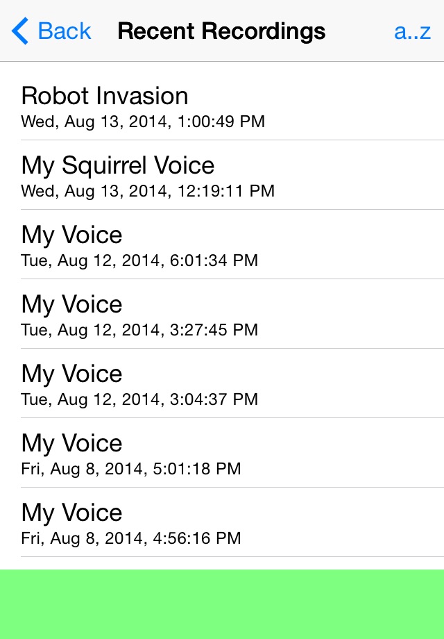 Voice Spice Online Recorder screenshot 4