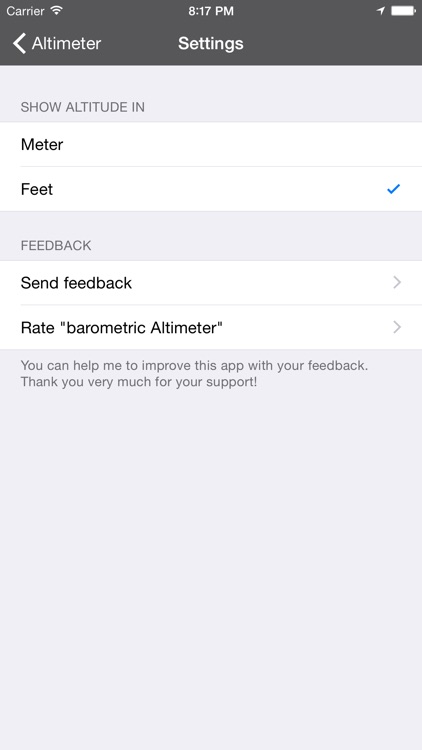 Barometric Altimeter screenshot-3