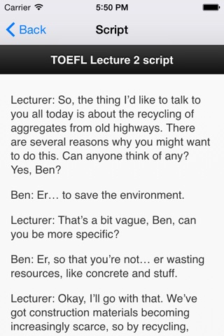 TOEFL® Listening screenshot 4