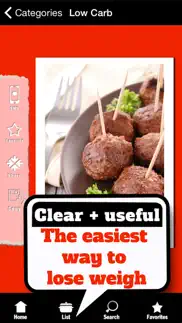 How to cancel & delete low carb food list - foods with almost no carbohydrates 1