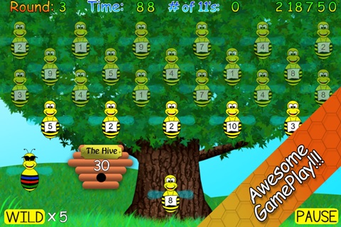 Bee-Leven Solitaire screenshot 2