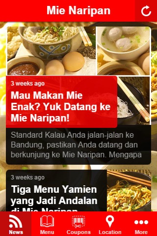 Mie Naripan screenshot 2