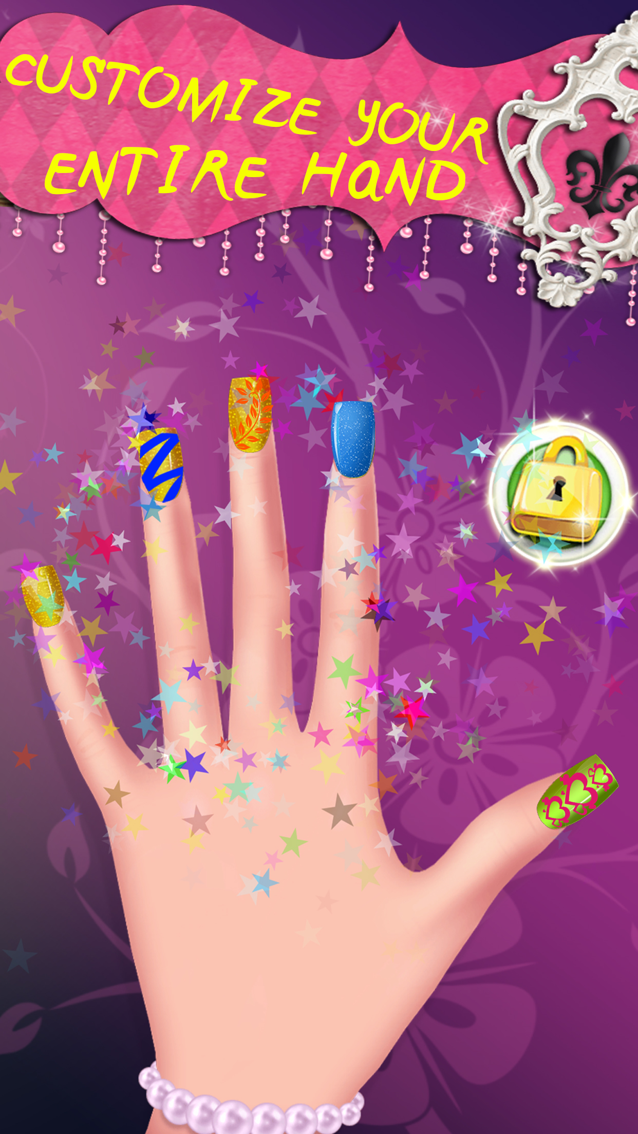 Cinderella's Woods Nail Salon - Beauty Make-Over Design & Fashion Manicure Dress-Up (Free Maker Games for Girls) screenshot 4
