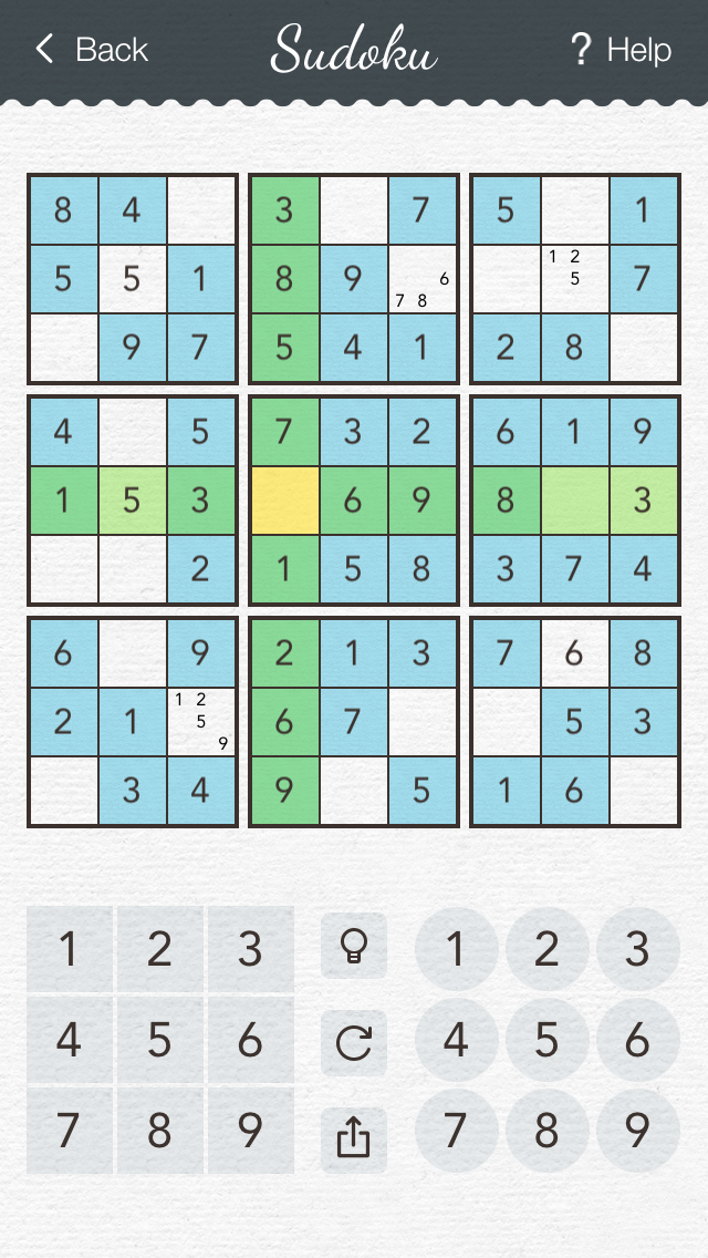 Sudoku New - fascinating board puzzle game for all ages screenshot 2
