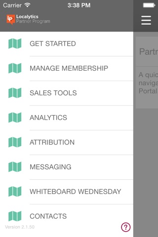 Localytics Partner Portal screenshot 2