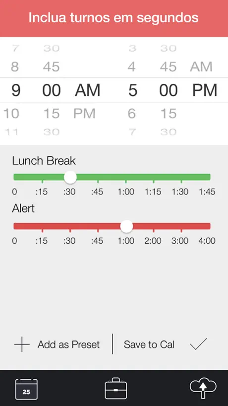 WorkTime – Agendador de trabalho, Calendário de Turnos, & Gerenc
