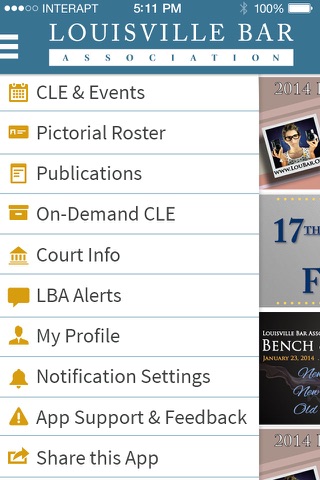 Louisville Bar Association screenshot 2