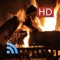 Make your TV a cozy fireplace and set a romantic mood, with your Chromecast device