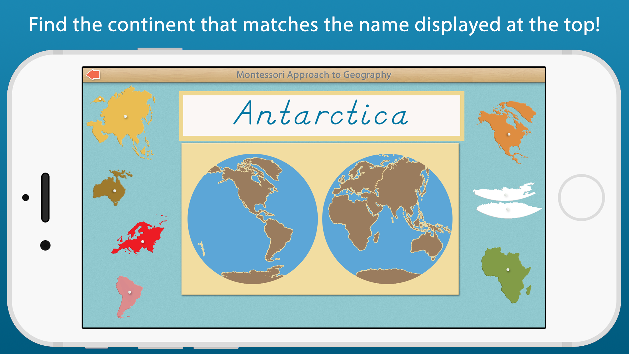 World Continents and Oceans - A Montessori Approach To Geography screenshot 4