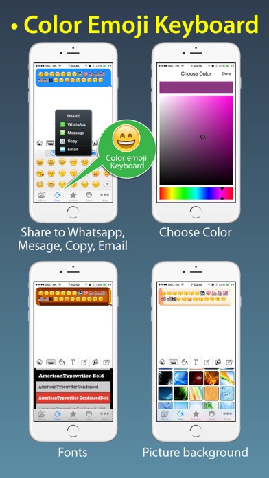 Stickers Pro for iOS8 +Emoji Keyboard & Emoji Artのおすすめ画像3