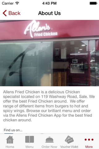 Allens Fried Chicken Sale screenshot 3