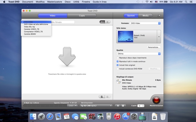 Toast DVD sul Mac App Store