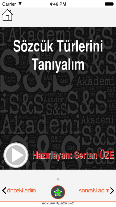 S&S Akademi - Türkçe iPhone screenshot
