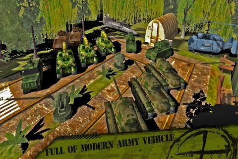 3D Parking and driving in Army training camp soldier simulator mission wargame screenshot 2