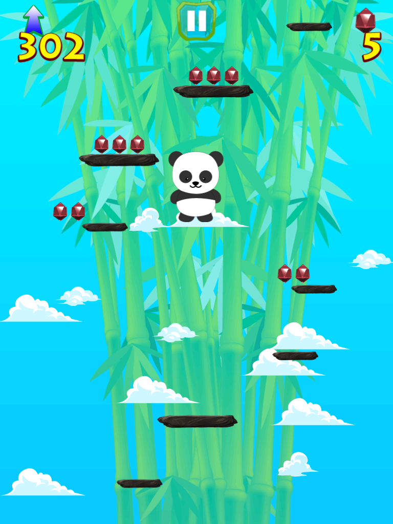 A Panda Kid Jump Cute Animal Games Adventure screenshot 8