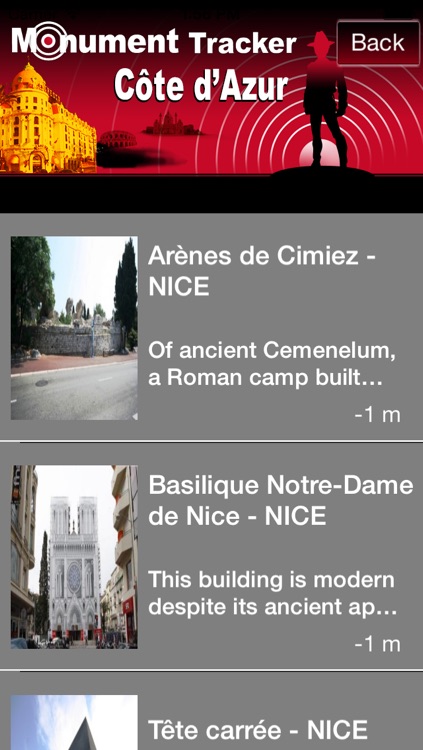 Côte d’Azur Monument Tracker