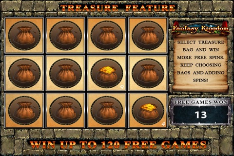 Fantasy Kingdom slot machine screenshot 4