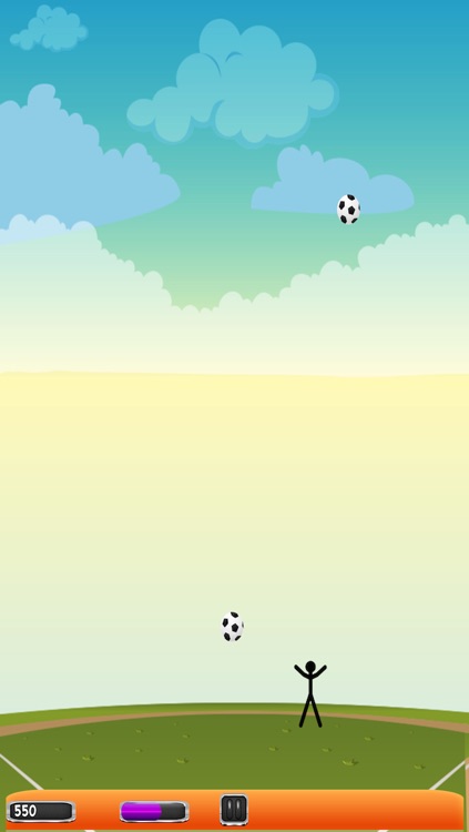 A Stickman Run - Escape the Falling Soccer Balls screenshot-3