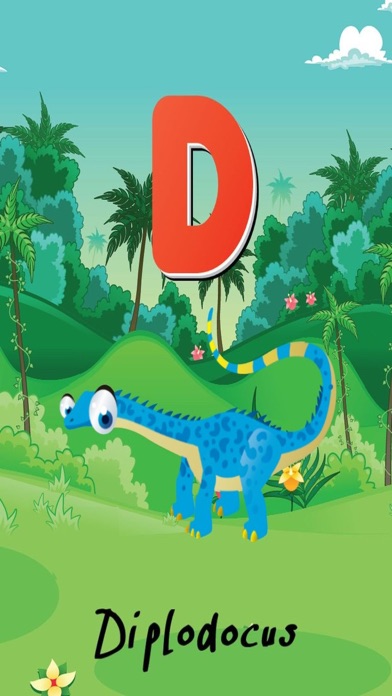 ABC Dinosaurs World Flashcards For Kids! iPhone screenshot