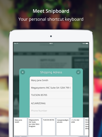 Screenshot #4 pour Snipboard - Keyboard for custom text snippets