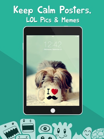Screenshot #4 pour Funny Wallpapers HD,Keep Calm Posters & Meme Pics for iPhone,iPad & iPod