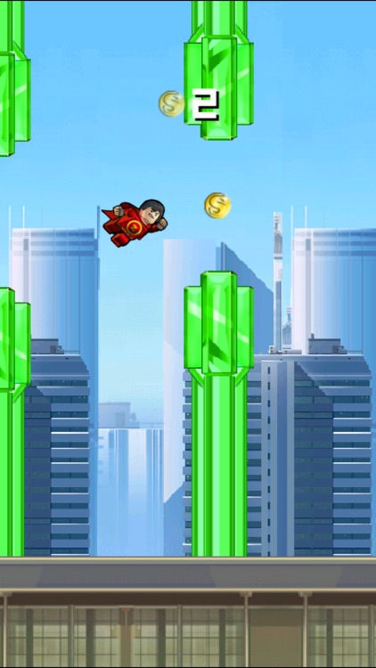 Super Flappy League of Heroes- Justice Over Kryptonite Game!- Full Version screenshot-3