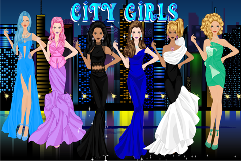 City Girls Dress Up And Make Up Game screenshot 2