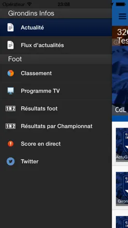 Game screenshot Girondins Infos hack