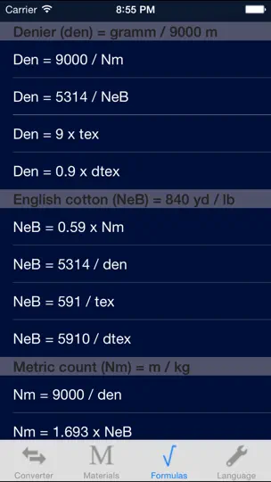 Capture d'écran de Yarn Count sur iPhone 4
