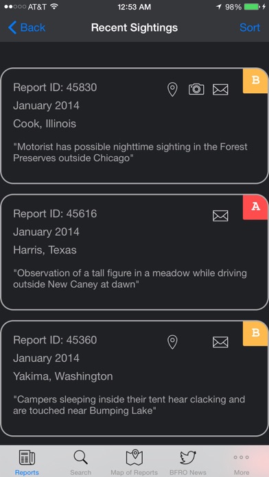 BFRO - Official Bigfoot Field Researchers Organization app Screenshot 3 - AppWisp.com BFRO - Official Bigfoot Field Researchers Organization app Screenshot 3 - AppWisp.com