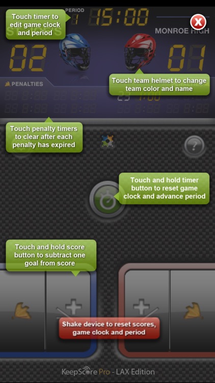 KeepScore Pro - Lacrosse Edition