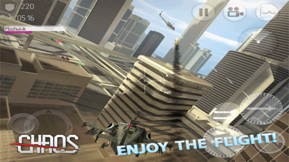 Screenshot from CHAOS Combat Copters HD - №1 Multiplayer Helicopter Simulator 3D