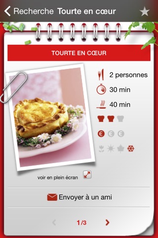 iGourmand 50 recettes en amoureux screenshot 4