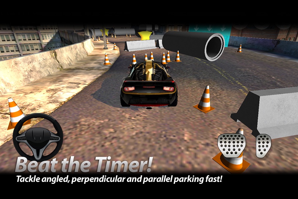 Car Parking Simulator 2015 Edition - Free city race car driver real simulation driving SIM game screenshot 3