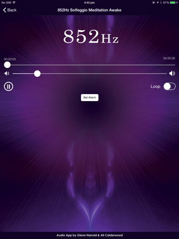Screenshot #5 pour 852Hz Solfeggio Sonic Meditation by Glenn Harrold & Ali Calderwood
